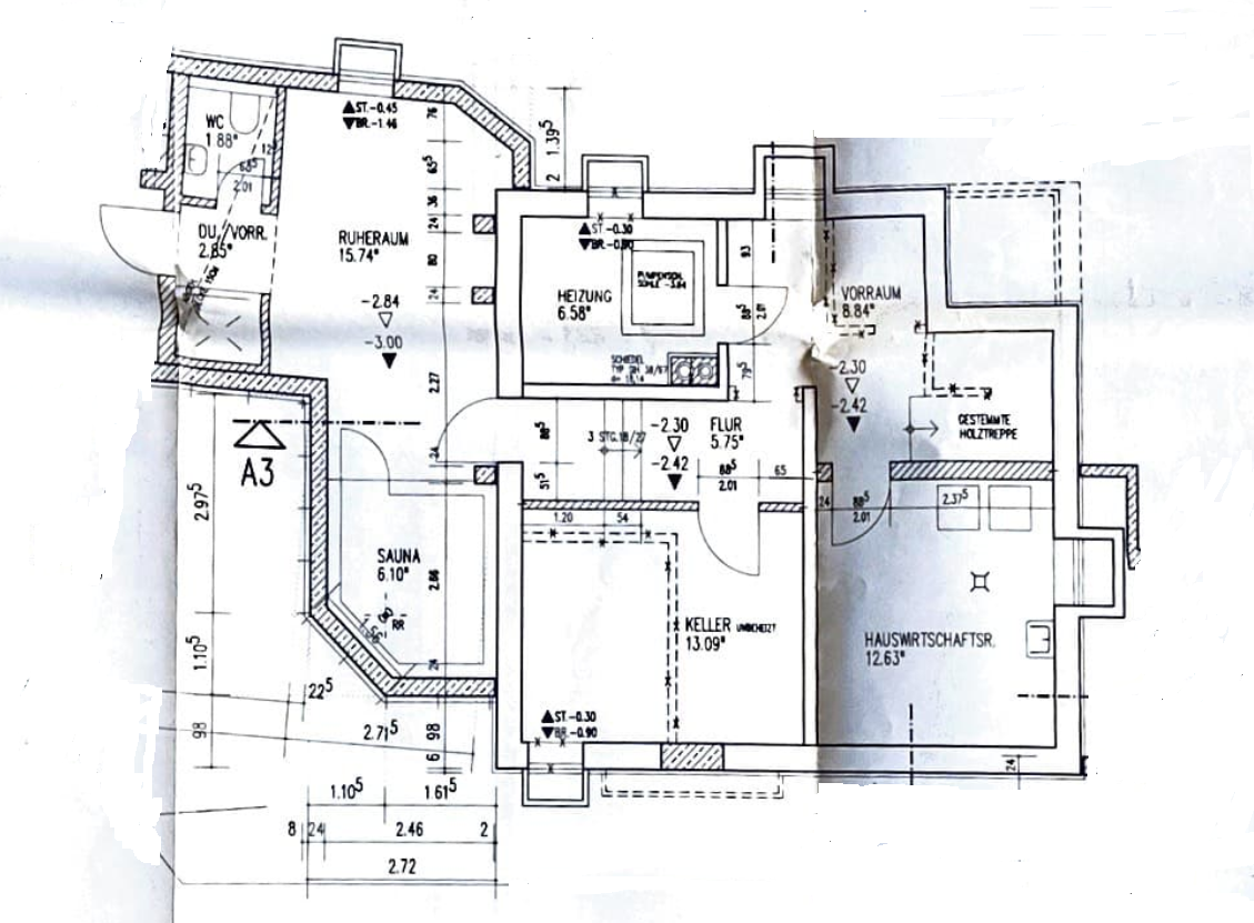 Kellergeschoss, Ringstraße 45
