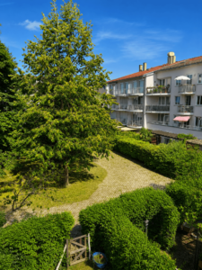 Blick aus dem Balkon