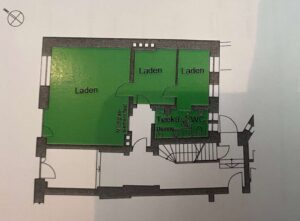 Grundriss Laden