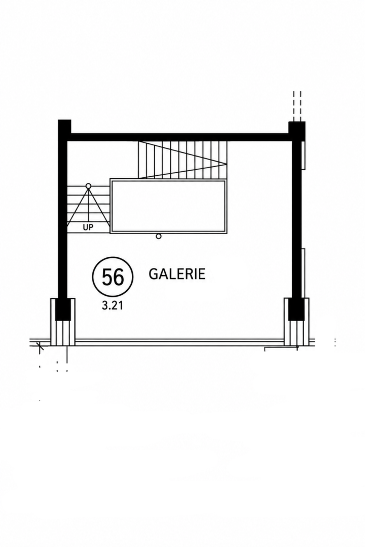 Grundriss, Galerie